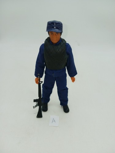Vintage 1976 LJN S.W.A.T. 8" Mego Style Figure Street Complete w Rifle Emergency