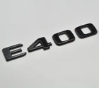Gloss Black E400 Car Letter Number Rear Boot Badge Emblem For Mercedes Benz
