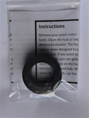 Rullo Di Ricambio (pinch Roller) Per Registratori TEAC A-1500 E A-4010S, Pneumatico, Con Istruzioni