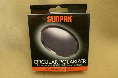 SUNPAK Slim Circular Polarizer Filter 67mm.