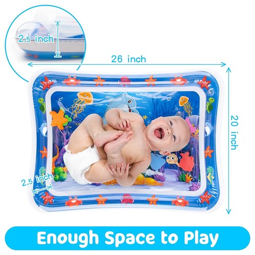 Tummy Time Water Mat丨Inflatable Tummy Time Water Play Mat for Babies, Infants - Picture 7 of 7