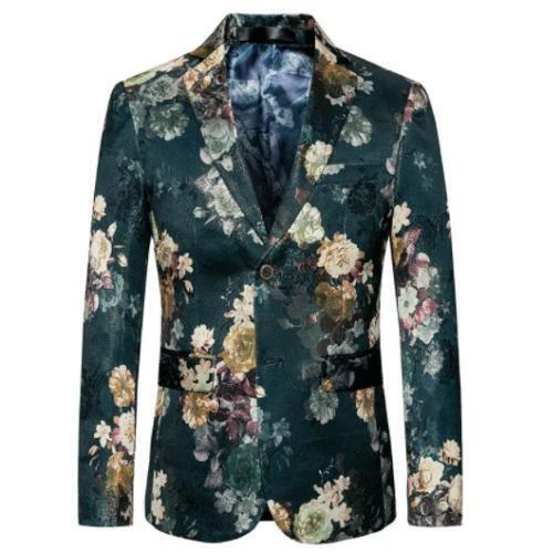 Men's Floral Printed Blazer Formal Dress Suit Casual Slim Wedding Party Business
Opens in a new wind