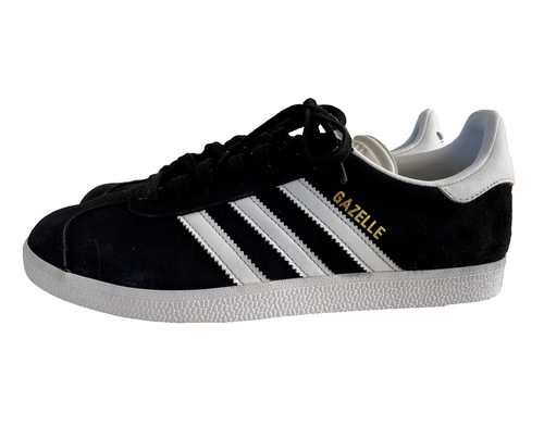 Adidas Gazelle Womens Size 7 Black and White Originals - Picture 3 of 13