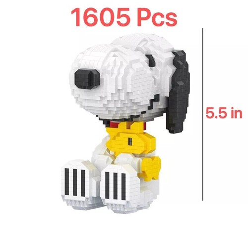 HOT Peanuts Snoopy Magic Blocks Kits Mini Building Blocks Challenging Game Gift - Picture 13 of 25