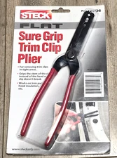 Steck Tools Flat Sure Grip Trim Clip Pliers #21726