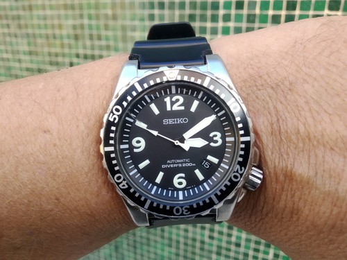 Seiko SPORK 4R15-00D0 Automatic 200M Dive Watch RARE DISCONTINUED CULT WATCH - Afbeelding 1 van 9