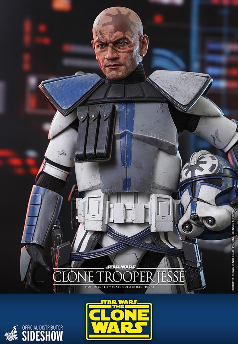 Star Wars 501st BATTALION CLONE TROOPER JESSE 1/6 Hot Toys