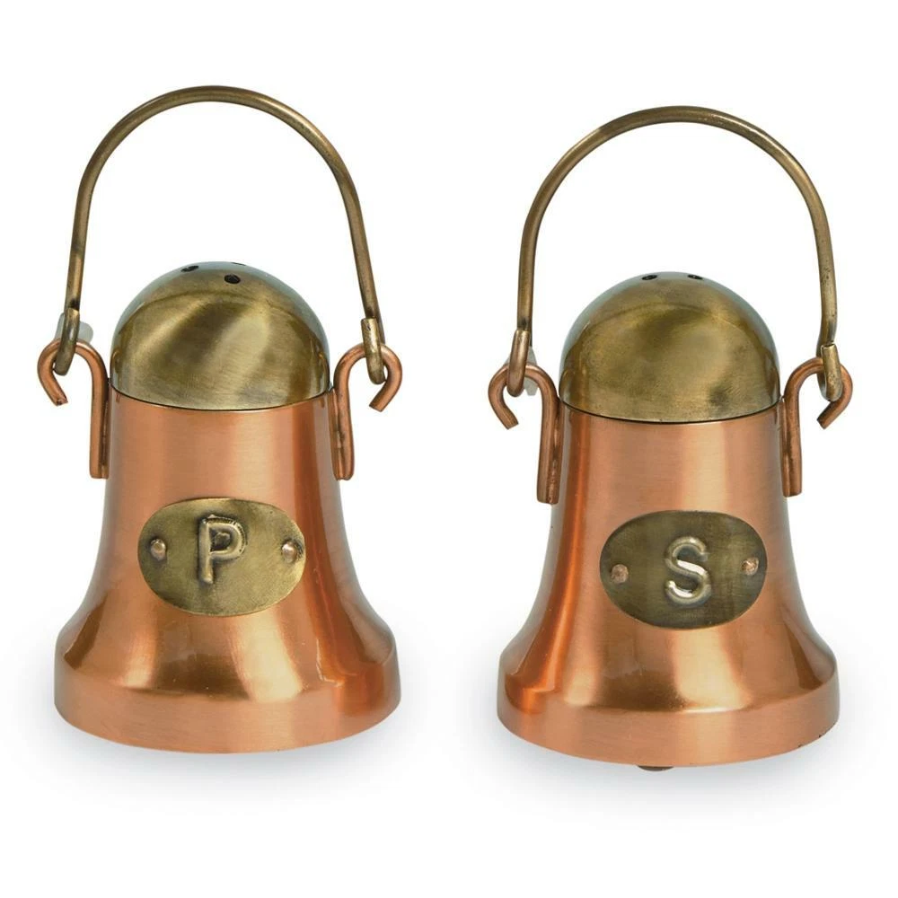 COPPER SALT & PEPPER SHAKER SET