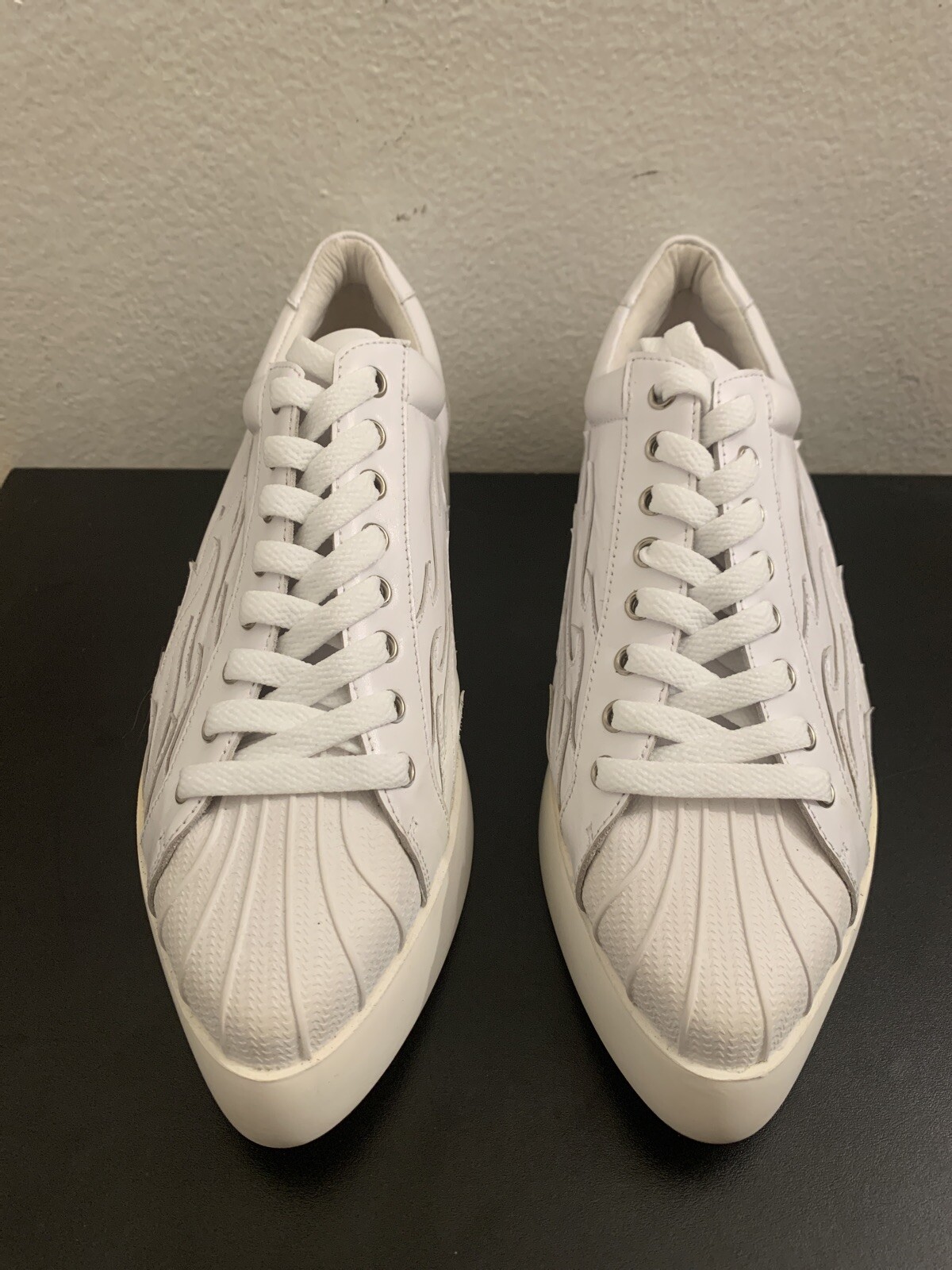 Jeffrey Campbell hot rod platform White sneakers Wome… Gem