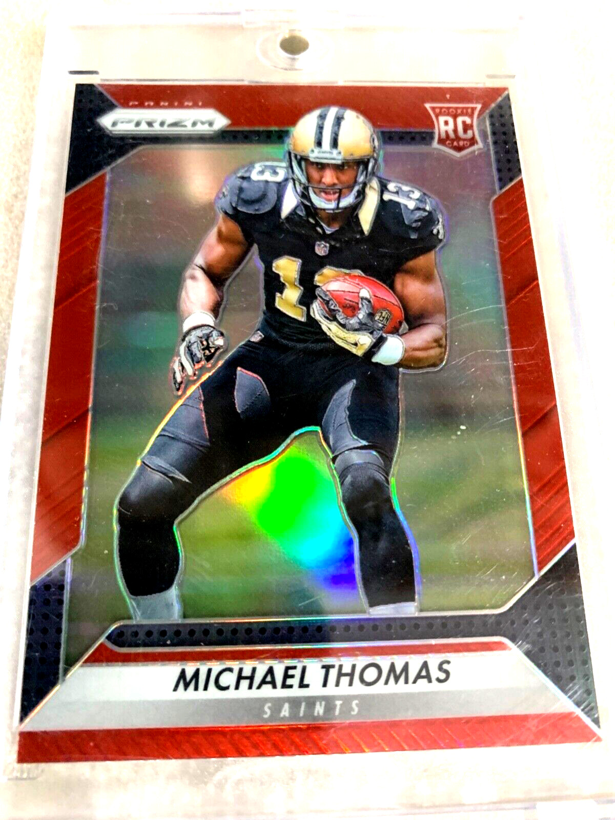 2016 MICHAEL THOMAS PANINI PRIZM RED PRIZM ROOKIE RC (RARE RETAIL RED SSP RC!)🔥