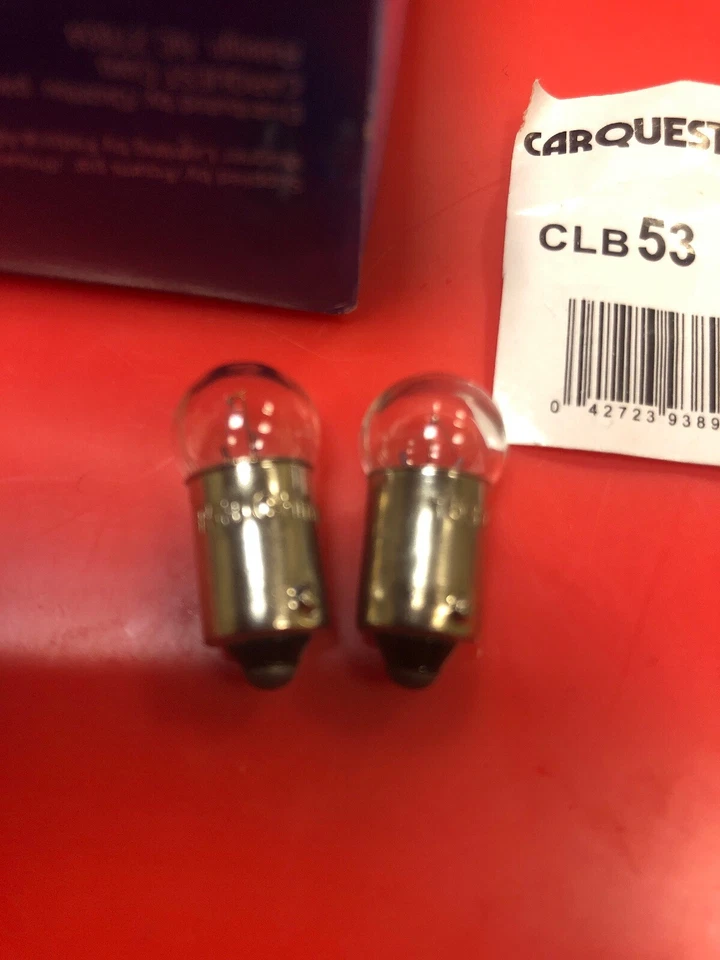 2 BOMBILLAS WAGNER/CARQUEST LIGHTING BP53 1 Par de 2 Bombillas Foto 3 de 4