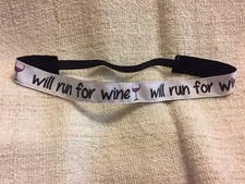 Will Run For Wine Non-slip Headband - Free Shipping