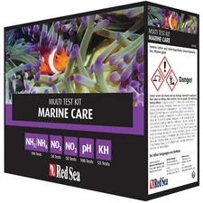 Red Sea Marine Care Multi Test Kit pH Nitrate Nitrite Alkalinity Ammonia Tests