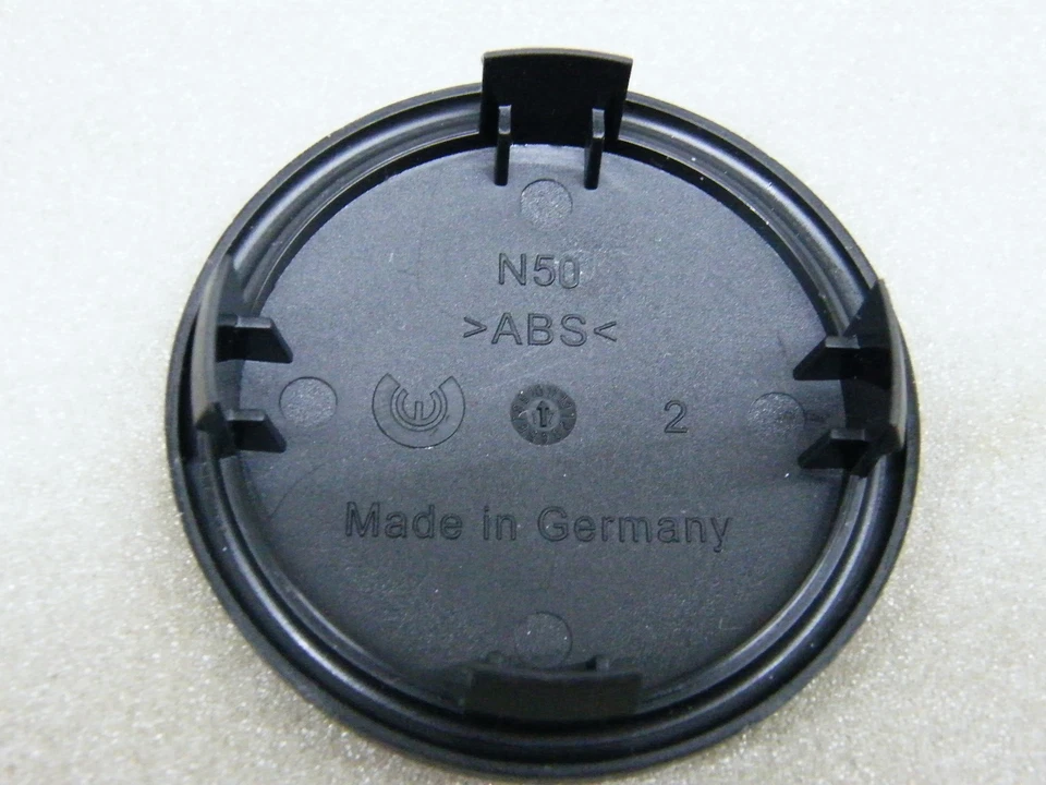 Original RIAL Nabenkappe hellgrau Titan N 50 Nabendeckel Felgenkappe N50 - Bild 2 von 3