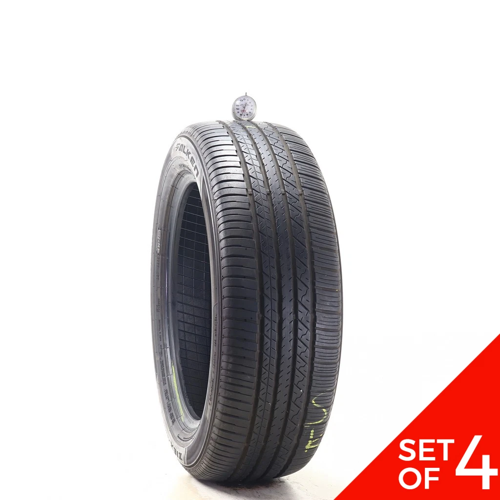 Set of (4) Used 225/55R18 Falken Ziex ZE001 A/S 98H - 7.5-8/32 | eBay