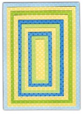 Sizzix Framelits Rectangles 10 pc set 658610 Retail 22.99