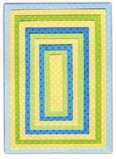 Sizzix Framelits Rectangles 10 pc set #658610 Retail $22.99