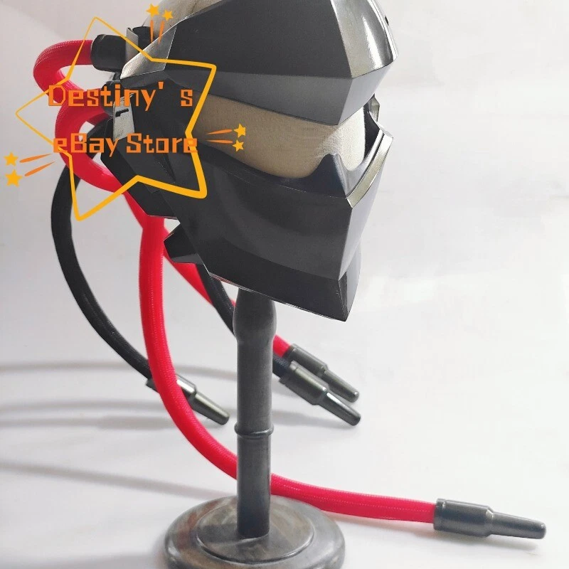OW Overwatch Shimada Genji Shadow Cosplay Mask Helmet Mechanical Helmet Gift 1PC - Image 4 of 4