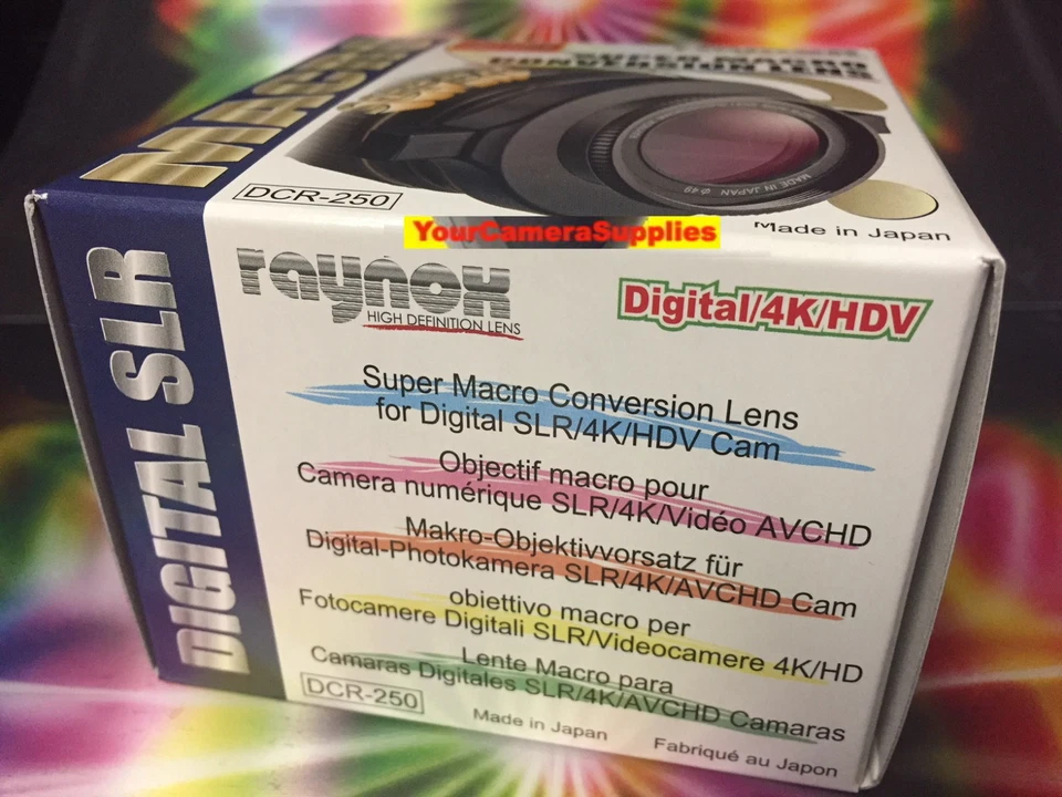 DCR-250 CLOSE-UP MACRO LENS to NIKON D3000 D3100 D3200 D3300 D3400 D3500 52-67mm - Image 4 of 4