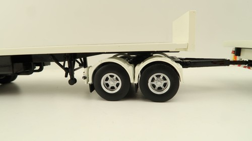 Tekno 82836 Australian Double Flatbed Trailer Set with Dolly White Black 1:50 - Picture 12 of 12