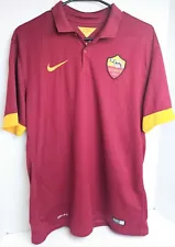Nike Dri- Fit AS Roma 2014/2015 Home Football Shirt Soccer Jersey Men’s L   #9