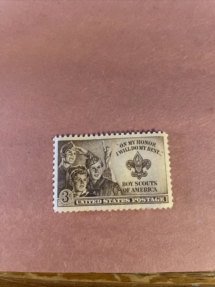 3 - 1950 US Stamp Scott #995 - 3 Cent - Boy Scouts - MNH/OG/VF - Image 2 of 3