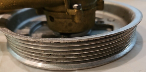 Volvo Penta New Raw Sea Water Pump Double V Belt Pulley 21214596, 3858229 - Picture 6 of 8