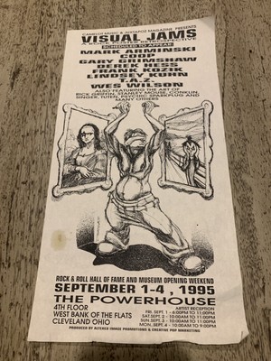 Vintage 1995 visual jams rock poster convention flyer Kiss Arminski Kozik Coop