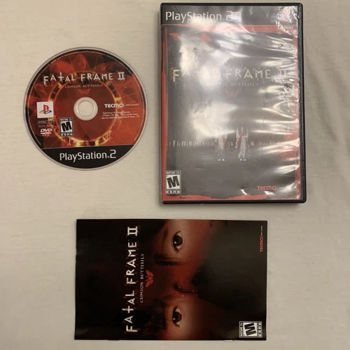 Fatal Frame II: Crimson Butterfly (Sony PlayStation 2, 2003) CIB Tested
