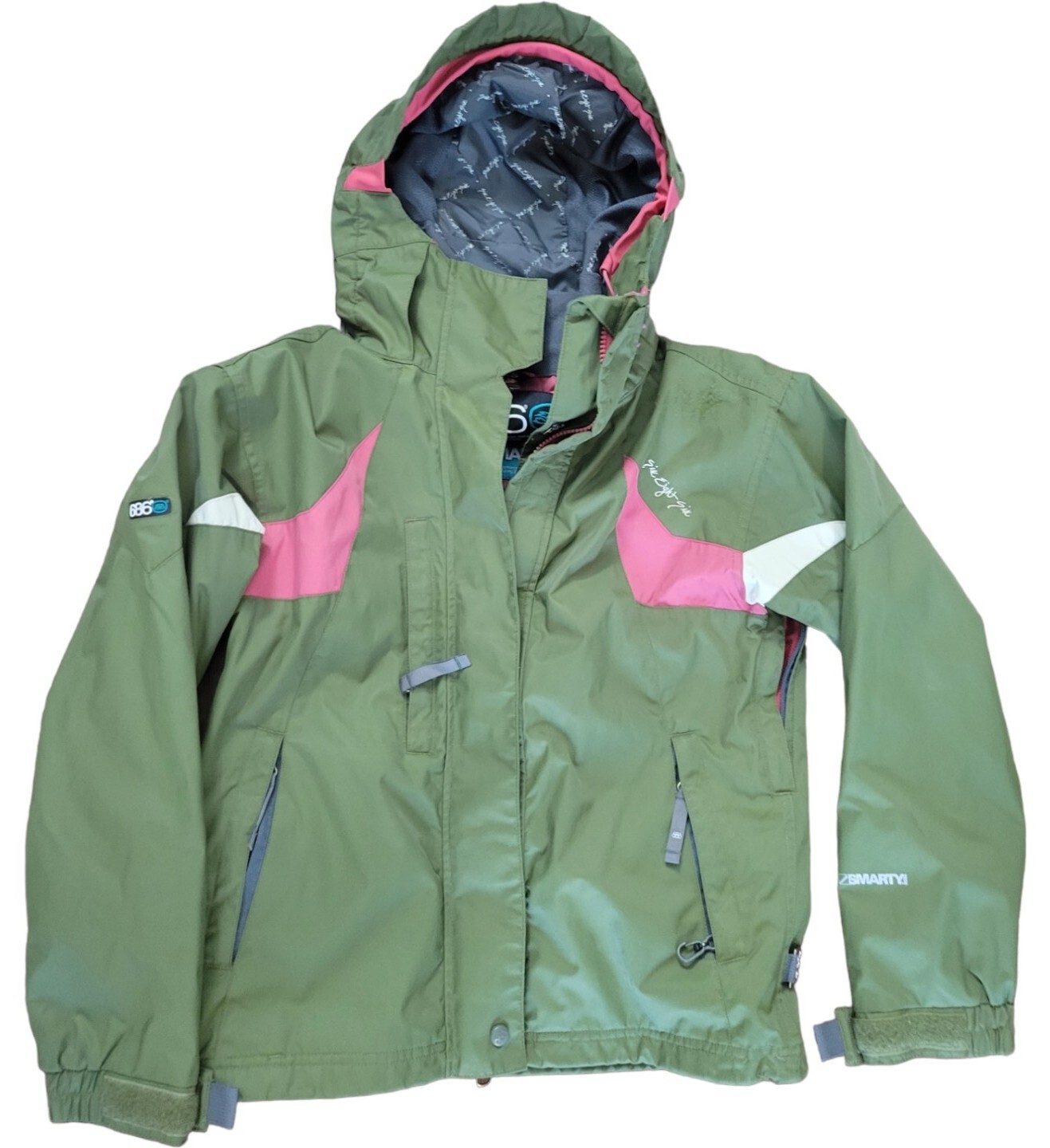 Six Eight Six 686 Smarty Hoodie Insulated  Jacket Waterproof Women's Size XS