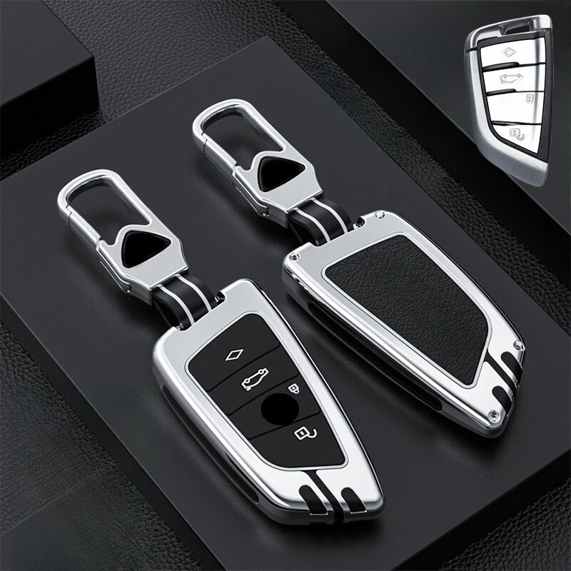 Alloy Silicone Car Key Case Cover For BMW X2 X3 X4 X5 X6 X7 M5 1 2 3 4 5 6 7 8 Foto 3 de 4