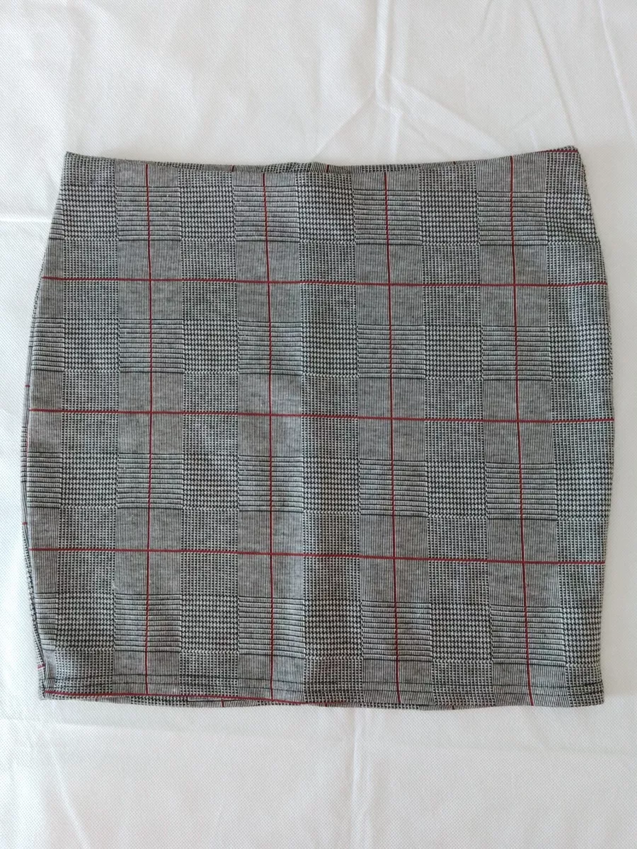 Primark grey pencil skirt cheap