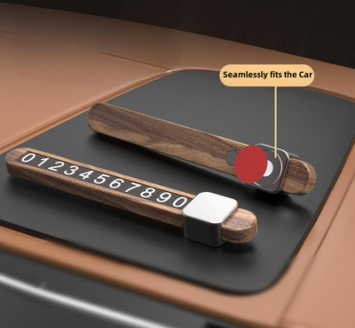 Temporary parking phone number call sign