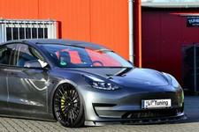 CUP Spoilerlippe Wings für Tesla Model 3 Performance Frontspoiler Spoilerschwert