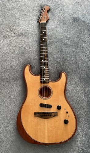 Fender American Acoustasonic Stratocaster Acoustic Electric, Natural - Used