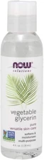 NOW Solutions 100% Pure Vegetable Glycerin for Skin Care, 4-Ounce
