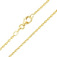 Cavill Sterling Silber Ankerkette 45Cm 18K Goldplattiert Damenkette