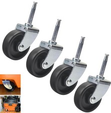 4PCS 12293 WET DRY VACUUM CASTER WHEEL - SHOP VAC REPLACEMENT PARTS FOR RIDGID W