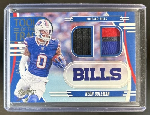 2025 Panini Absolute Keon Coleman Double Prime (RAW)