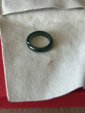 Authentic Jadeite Ring Green Jade Ring Size 4...