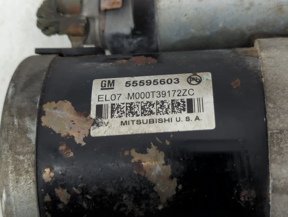 Chevrolet Sonic Car Starter Motor Solenoide 2012-2019 OEM UWYZ5 Foto 2 de 4