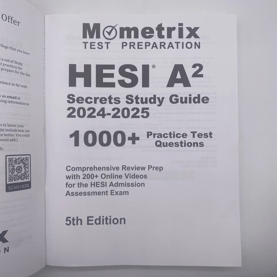HESI A2 Secrets Study Guide 5th Edition 2024-2025 Paperback - Image 4 of 4