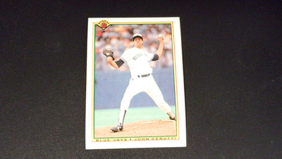 Baseball Trading Card in sleeve - John Cerutti 507, Toronto Blue Jays, Topps