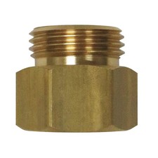 SANI-LAV N31 Hose Adapter,Brass,3/4" x 3/4" 53PZ64