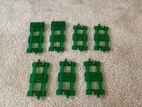 (26) Pieces #3085 Lego Duplo Race Action (Tracks), Vintage 2000s