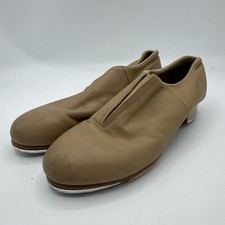 Bloch Tap Flex Slip On Split Sole Bendy Tan Tap Shoes Dance Women's Size 5.5