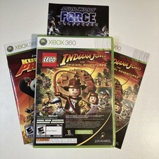 Lego Indiana Jones & Kung Fu Panda Combo Xbox 360 Video Games + Manuals Tested