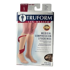 Truform - Medical Compression Stockings 30-40 mmHg XL - Beige