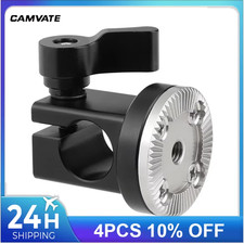 Standard 15mm Single Rail Rod Clamp With M6 Thread ARRI Rosette Mount For DSLR