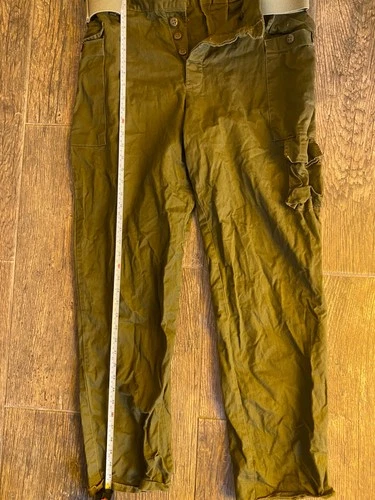 Israel Defense IDF military army  Pants Uniform Size L With Belt
